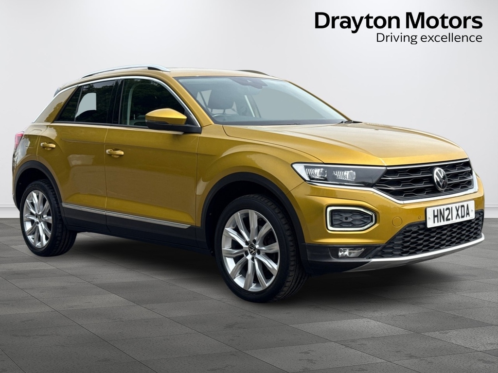 Volkswagen T-Roc 1.5 Tsi Gpf Evo Sel Suv Dsg Euro 6 Ss Yellow