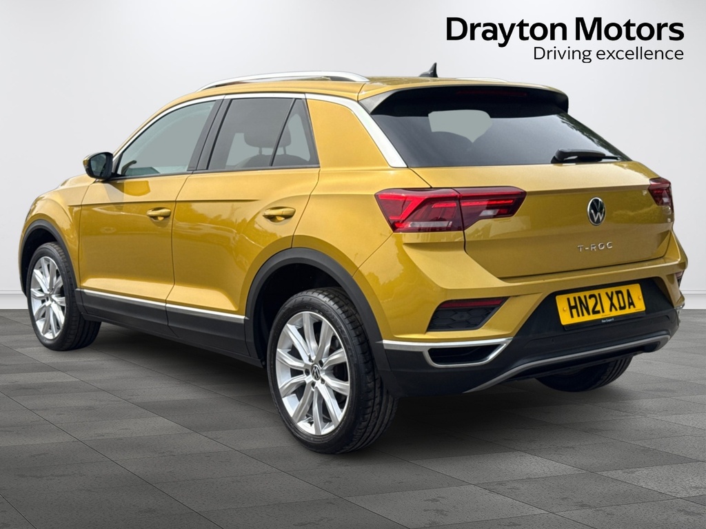 Volkswagen T-Roc 1.5 Tsi Gpf Evo Sel Suv Dsg Euro 6 Ss HN21XDA Yellow #6