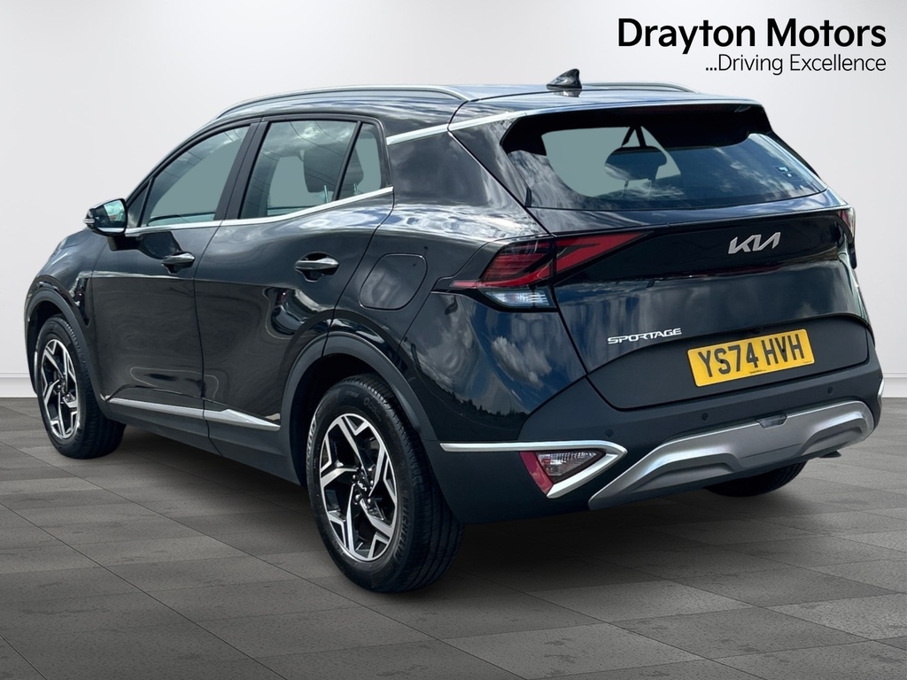 Kia Sportage 1.6 T-gdi Mhev 2 Suv Hybrid Euro YS74HVH Black #6