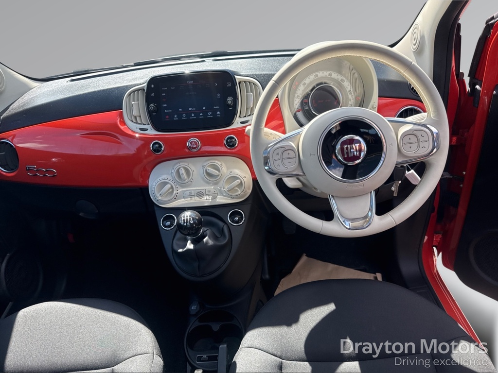 Fiat 500 1.0 Mhev Hatchback Euro 6 Ss WR73PYL Red #2