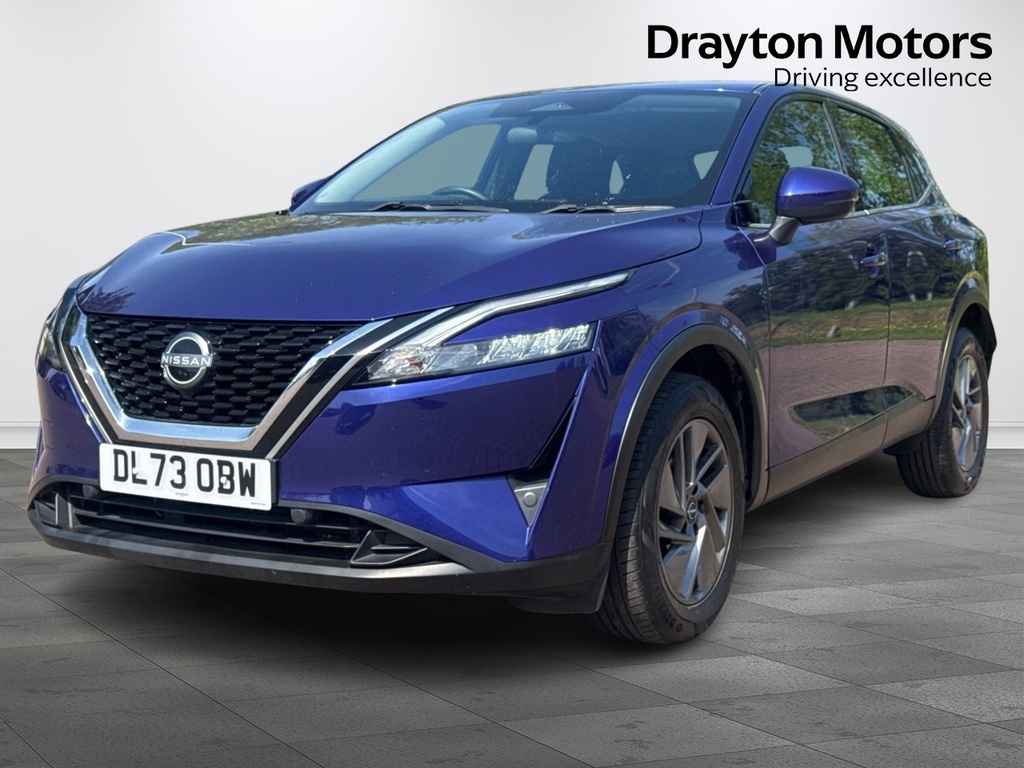 Nissan Qashqai 1.3 Dig-t Mhev Acenta Premium Suv Hybri DL73OBW Blue #4
