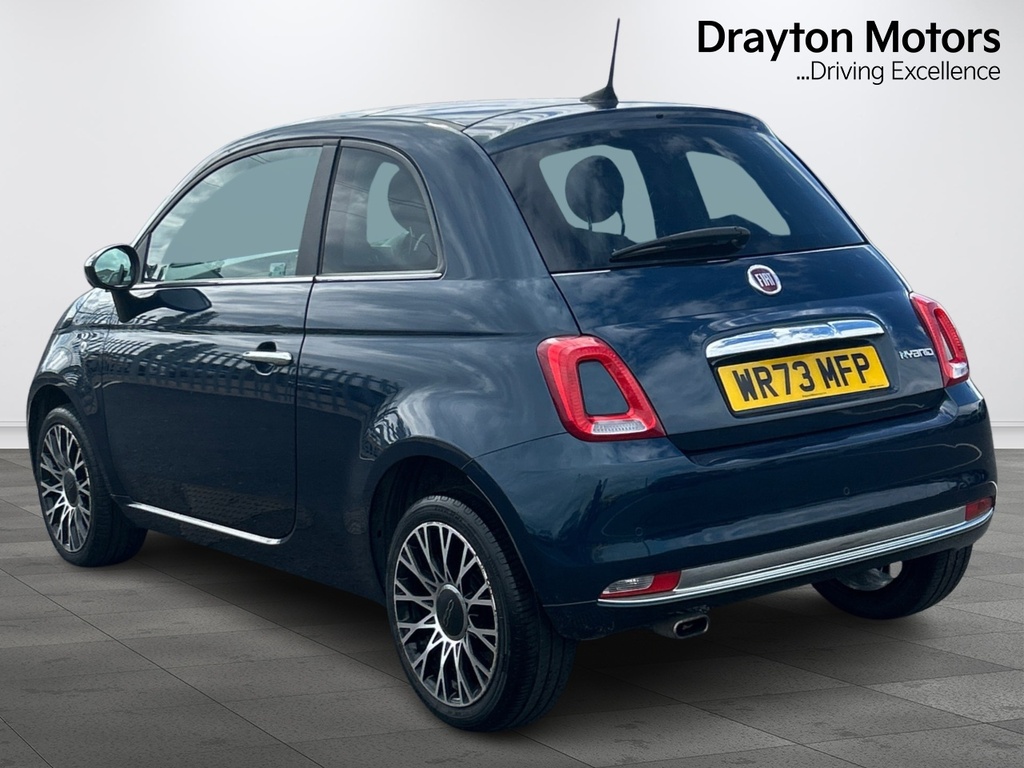 Fiat 500 1.0 Mhev Hatchback Euro 6 Ss WR73MFP Blue #5