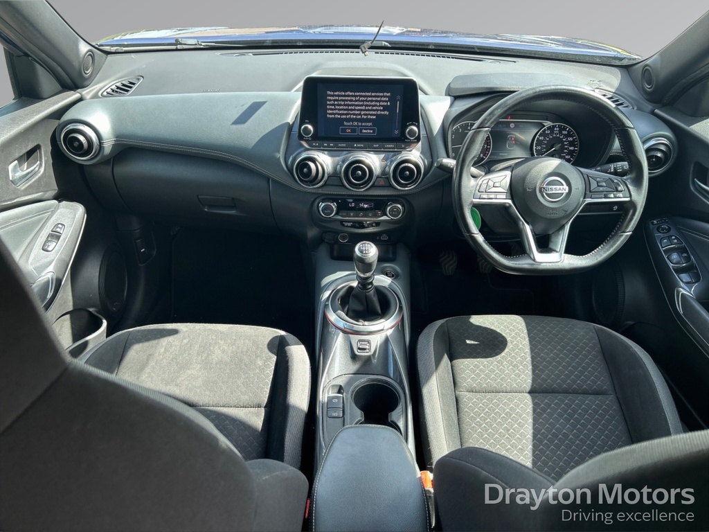 Nissan Juke 1.0 Dig-t N-connecta Suv Euro 6 FX69WHP Blue #2