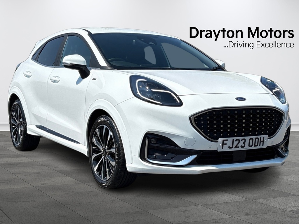 Ford Puma 1.0T Ecoboost Mhev St-line Vignale Suv White