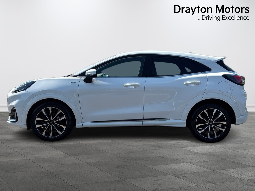 Ford Puma 1.0T Ecoboost Mhev St-line Vignale Suv FJ23ODH White #5