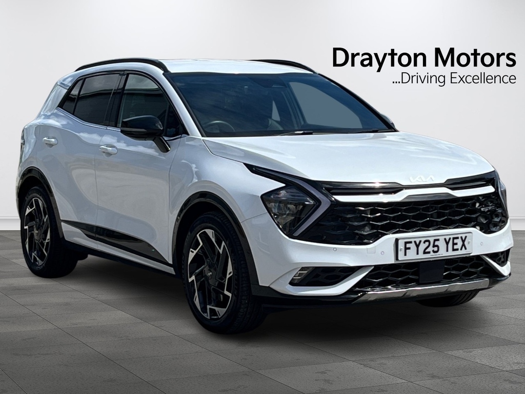Kia Sportage 1.6 T-gdi Mhev Gt-line Suv Hybrid Manua White