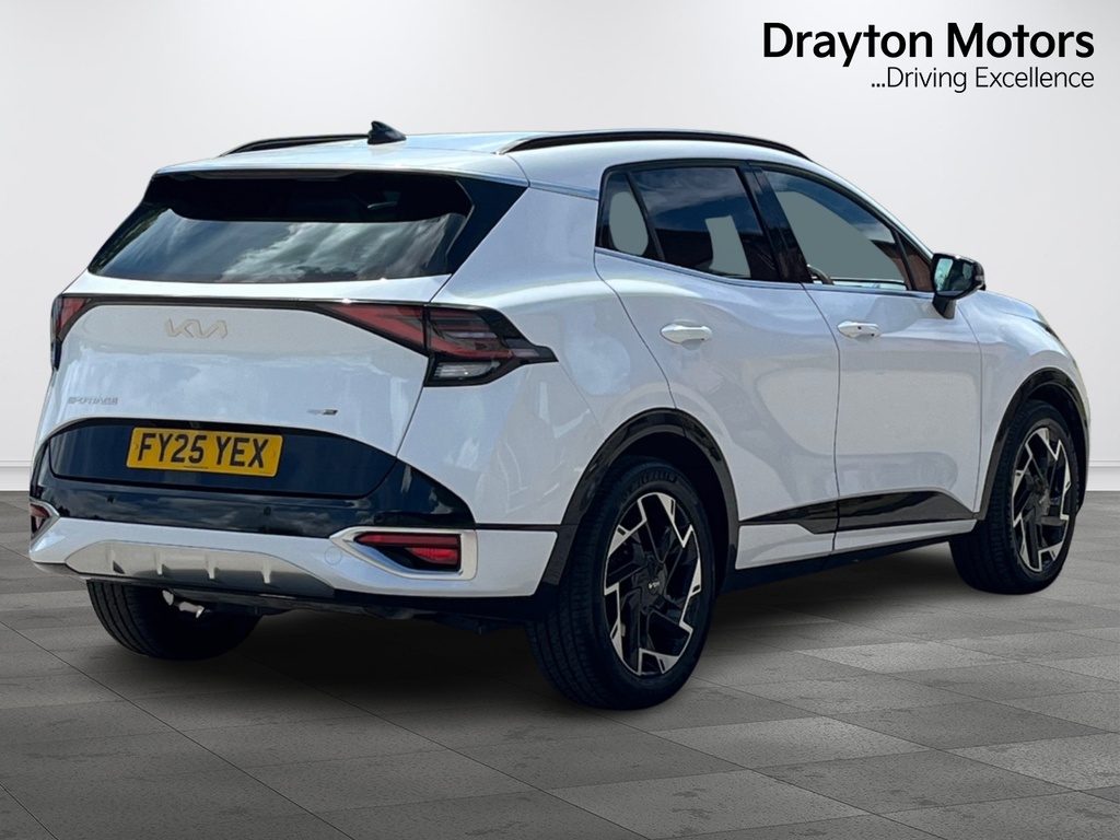 Kia Sportage 1.6 T-gdi Mhev Gt-line Suv Hybrid Manua FY25YEX White #6