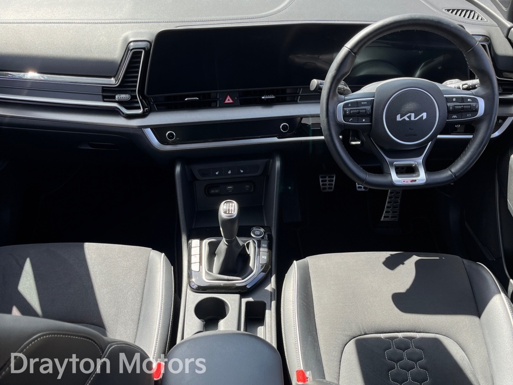 Kia Sportage 1.6 T-gdi Mhev Gt-line Suv Hybrid Manua FY25YEX White #2