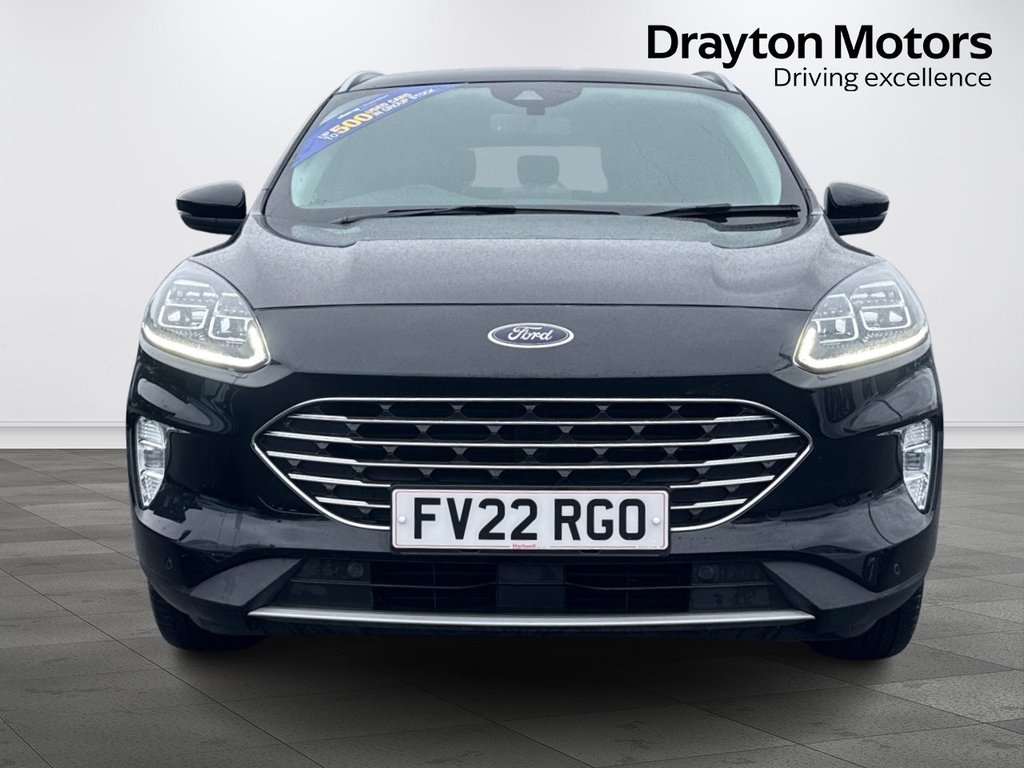 Ford Kuga 2.0 Ecoblue Titanium Suv Awd Euro FV22RGO Black #2