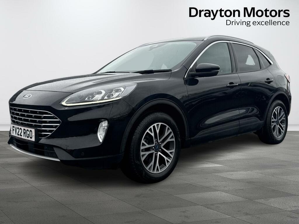 Ford Kuga 2.0 Ecoblue Titanium Suv Awd Euro FV22RGO Black #3