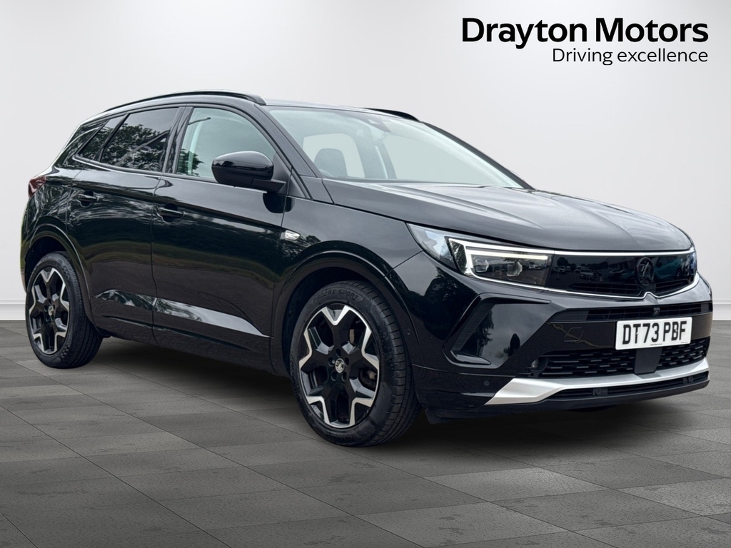 Vauxhall Grandland 1.2 Turbo Ultimate Suv Euro 6 S DT73PBF Black