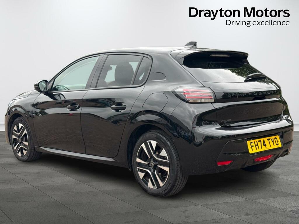 Peugeot 208 1.2 Puretech Allure Hatchback Eu FH74TYO Black #6