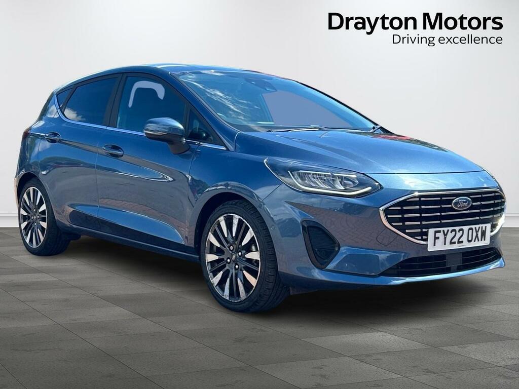 Ford Fiesta 1.0T Ecoboost Mhev Titanium Vignale Hatchback Blue