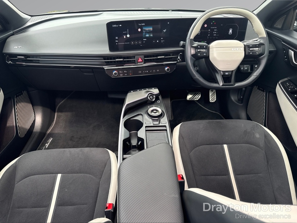 Kia EV6 84Kwh Gt-line S Hatchback Awd 3 FV75AOJ Black #4