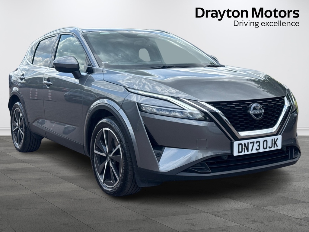Nissan Qashqai 1.3 Dig-t Mhev Tekna Suv Hybrid DN73OJK Grey