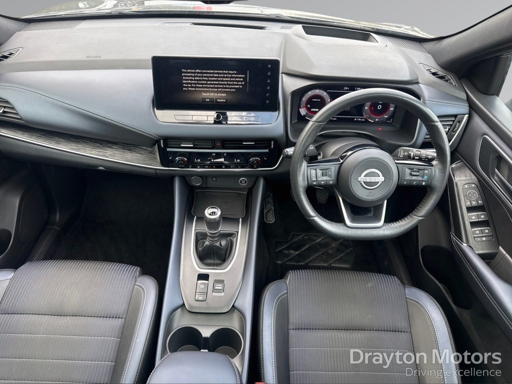 Nissan Qashqai 1.3 Dig-t Mhev Tekna Suv Hybrid DN73OJK Grey #2