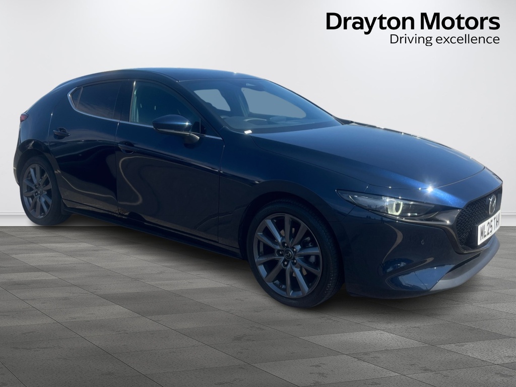 Mazda 3 2.5 E-skyactiv-g Mhev Exclusive-line Hatchback Blue