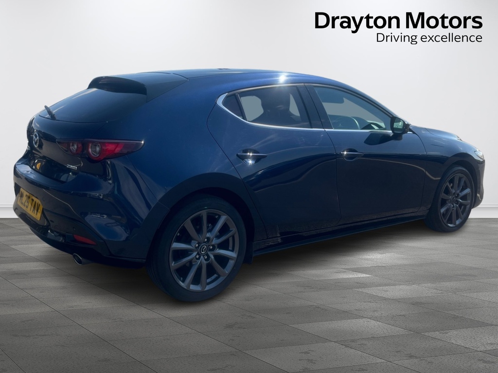 Mazda 3 2.5 E-skyactiv-g Mhev Exclusive-line Hatchback ML25TAV Blue #6