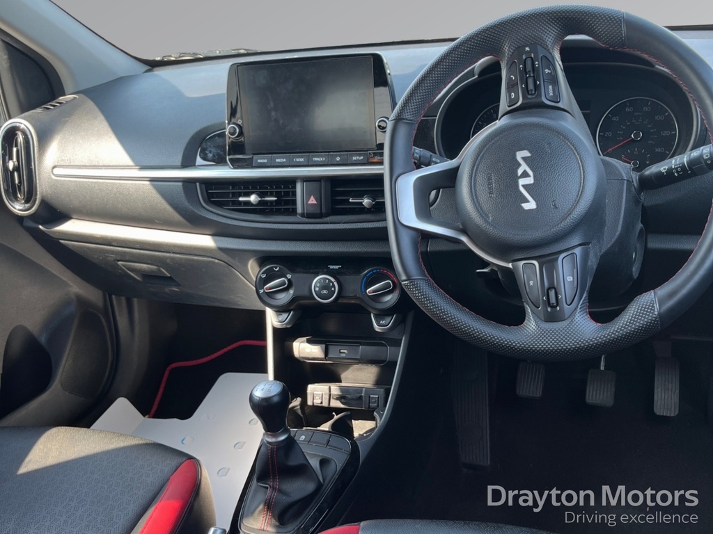 Kia Picanto 1.0 Dpi Gt-line Hatchback Euro 6 FT23NHL Black #2