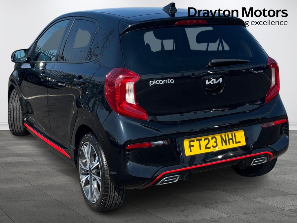 Kia Picanto 1.0 Dpi Gt-line Hatchback Euro 6 FT23NHL Black #6