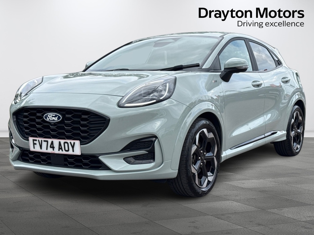 Ford Puma 1.0T Ecoboost Mhev St-line X Suv Hybrid FV74AOY Grey #4
