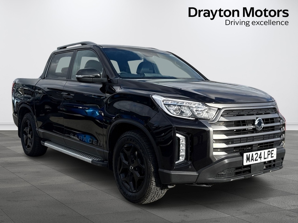 SsangYong Musso 2.2D Saracen Pickup Double Cab 4Wd Black