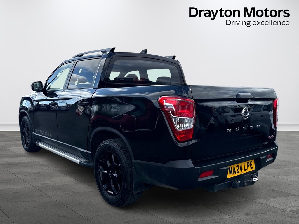 SsangYong Musso 2.2D Saracen Pickup Double Cab 4Wd Black #6