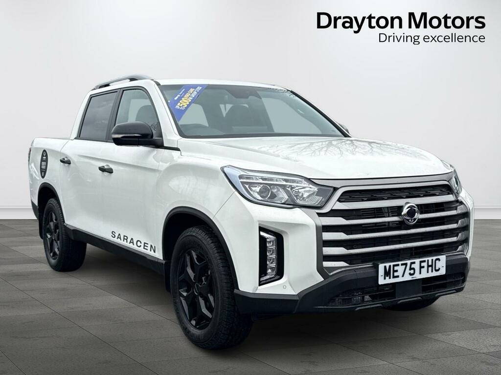 SsangYong Musso 2.2D Saracen Pickup Double Cab 4Wd White