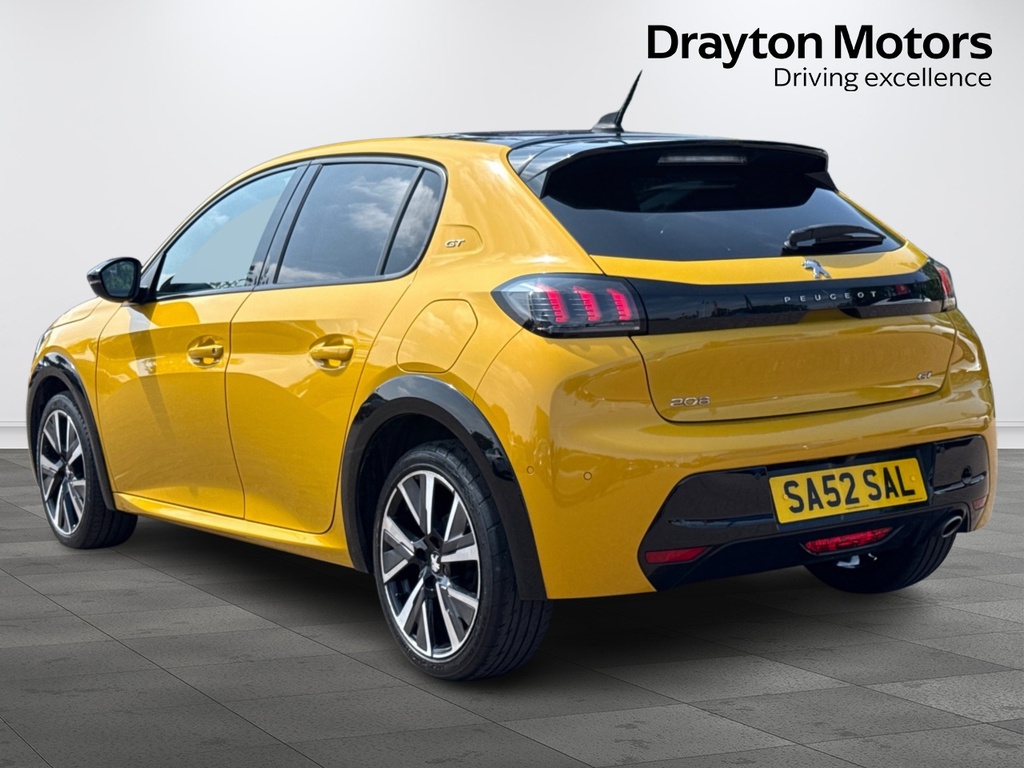 Peugeot 208 1.2 Puretech Gt Hatchback Euro 6 SA52SAL Yellow #6