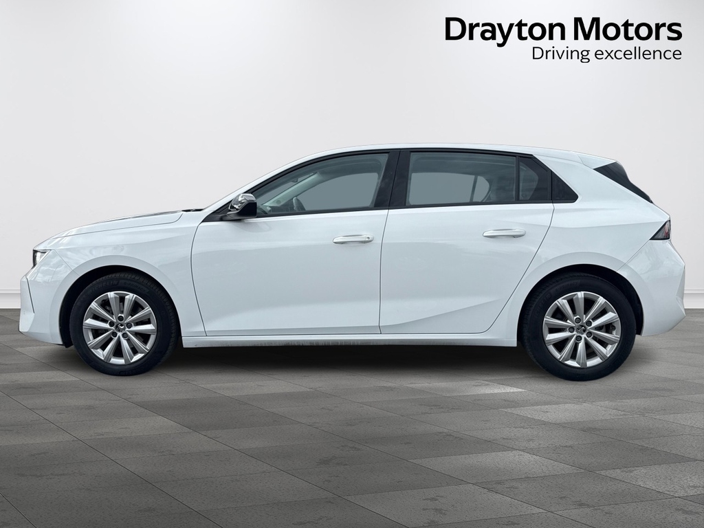 Vauxhall Astra 1.2 Turbo Design Hatchback Euro MH72KKM White #5