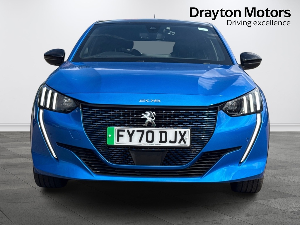 Peugeot e-208 50Kwh Gt Line Hatchback 136 Ps Blue #3