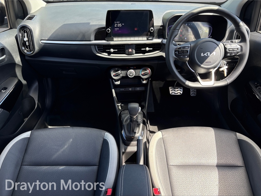 Kia Picanto 1.0 Gt-line Hatchback Amt Euro 6 Ss Black #2