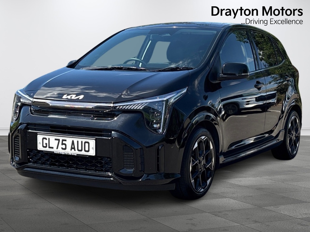 Kia Picanto 1.0 Gt-line Hatchback Amt Euro 6 Ss Black #4