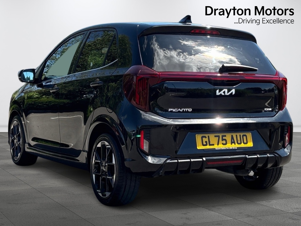 Kia Picanto 1.0 Gt-line Hatchback Amt Euro 6 Ss Black #6