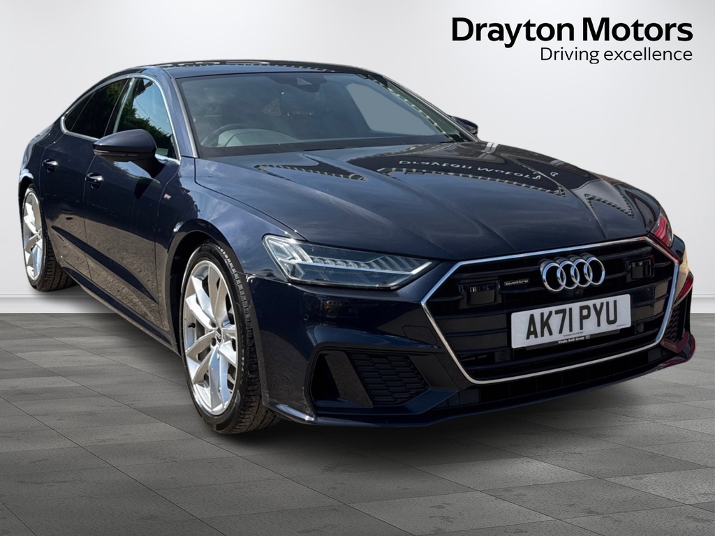 Audi A7 2.0 Tfsie 50 S Line Sportback Plug-in H Blue