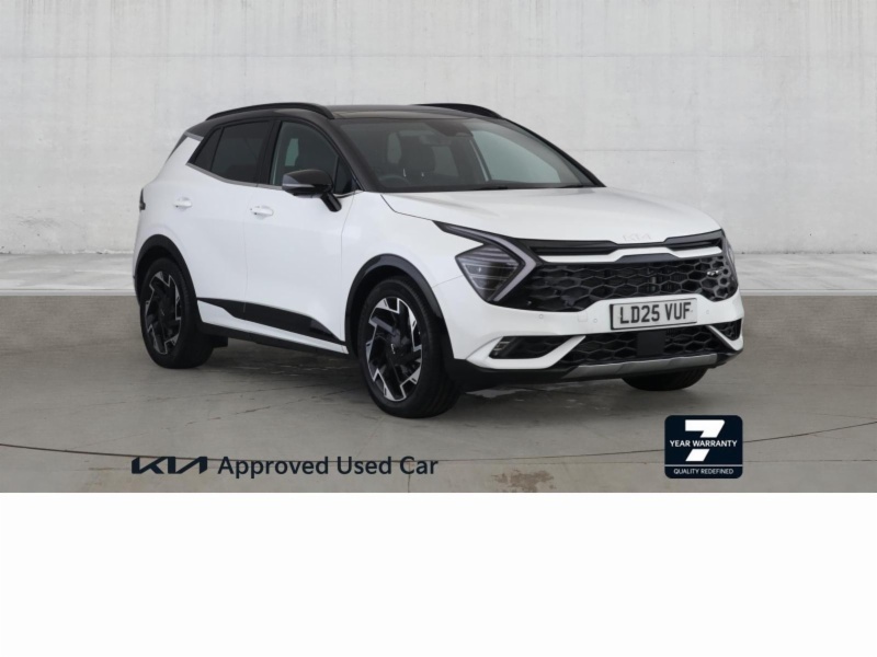 Kia Sportage 1.6 T-gdi Mhev Gt-line S Suv Hybrid Dct White