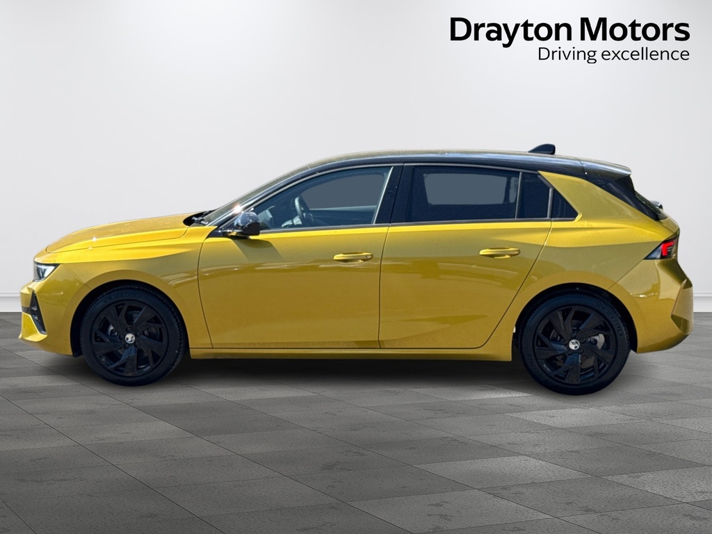 Vauxhall Astra 1.2 Turbo Gs Hatchback Euro 6 S FT26HFY Yellow #5