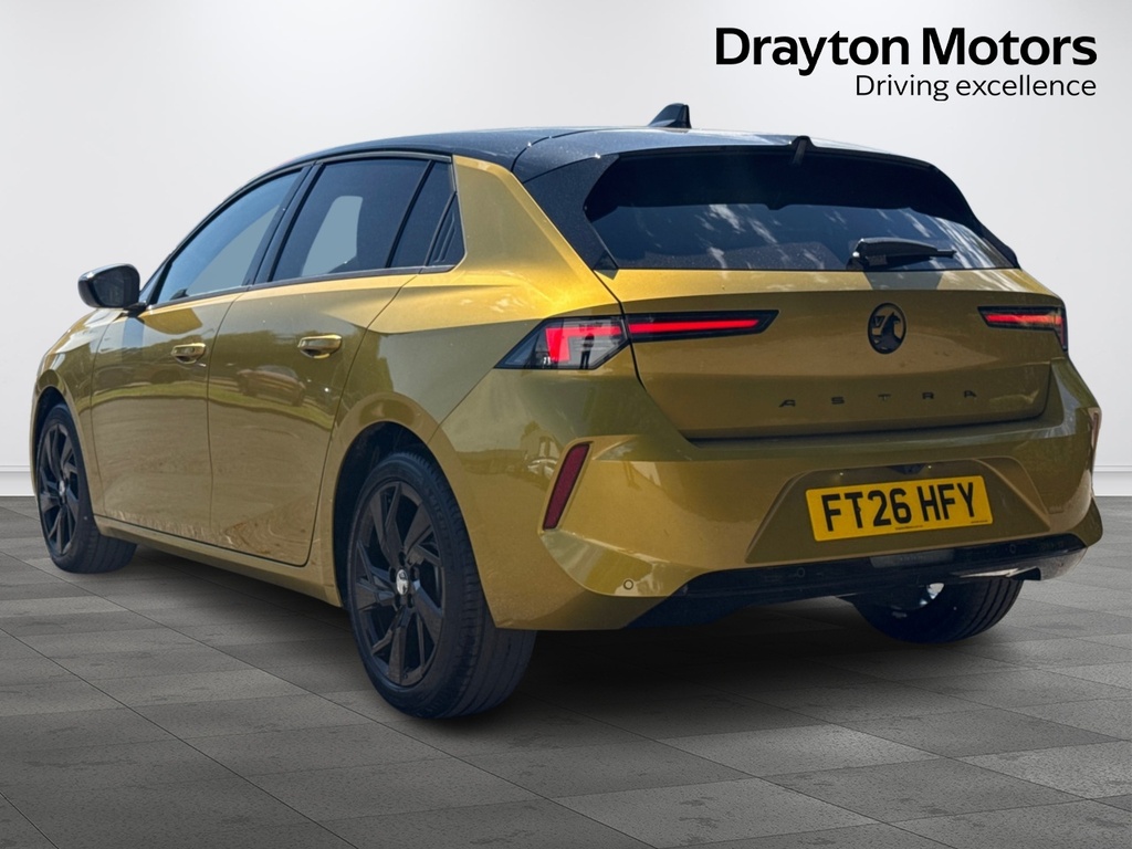 Vauxhall Astra 1.2 Turbo Gs Hatchback Euro 6 S FT26HFY Yellow #6