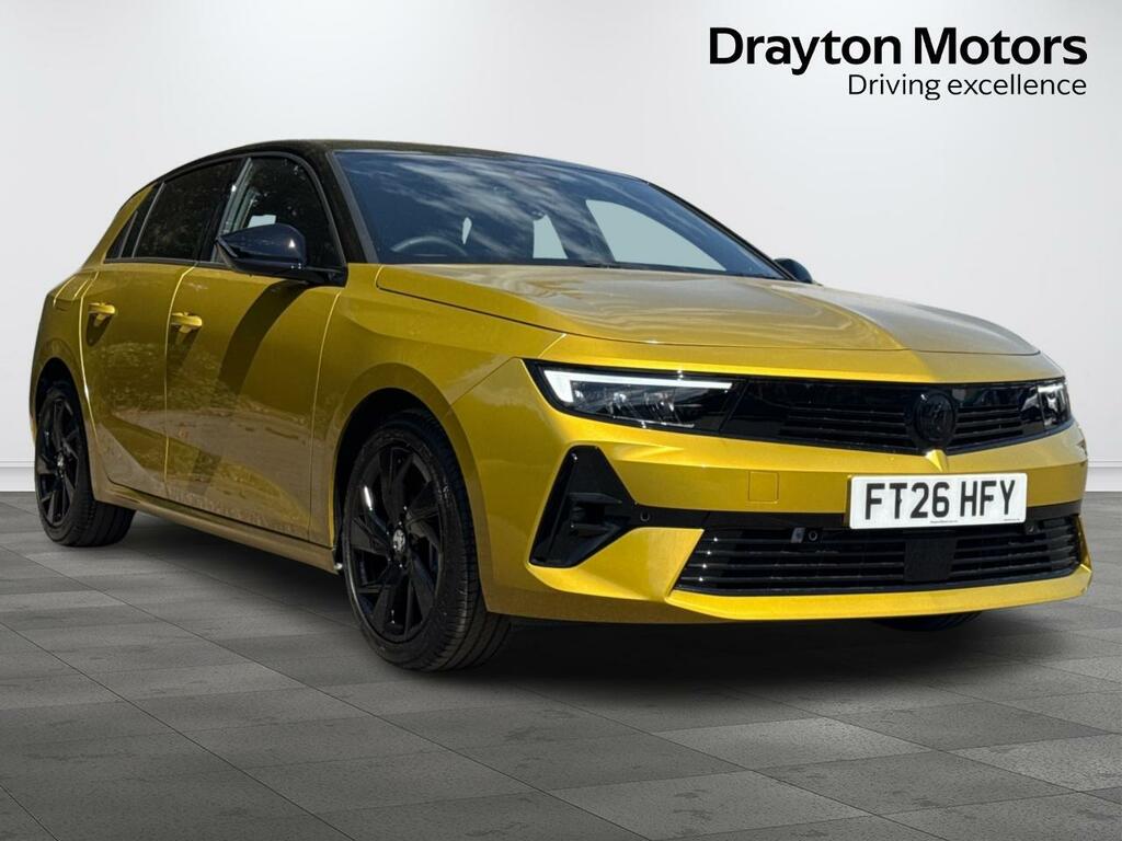 Vauxhall Astra 1.2 Turbo Gs Hatchback Euro 6 S Yellow