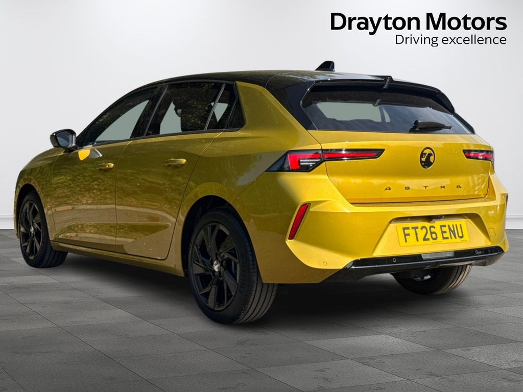 Vauxhall Astra 1.2 Turbo Gs Hatchback Euro 6 S FT26ENU Yellow #6