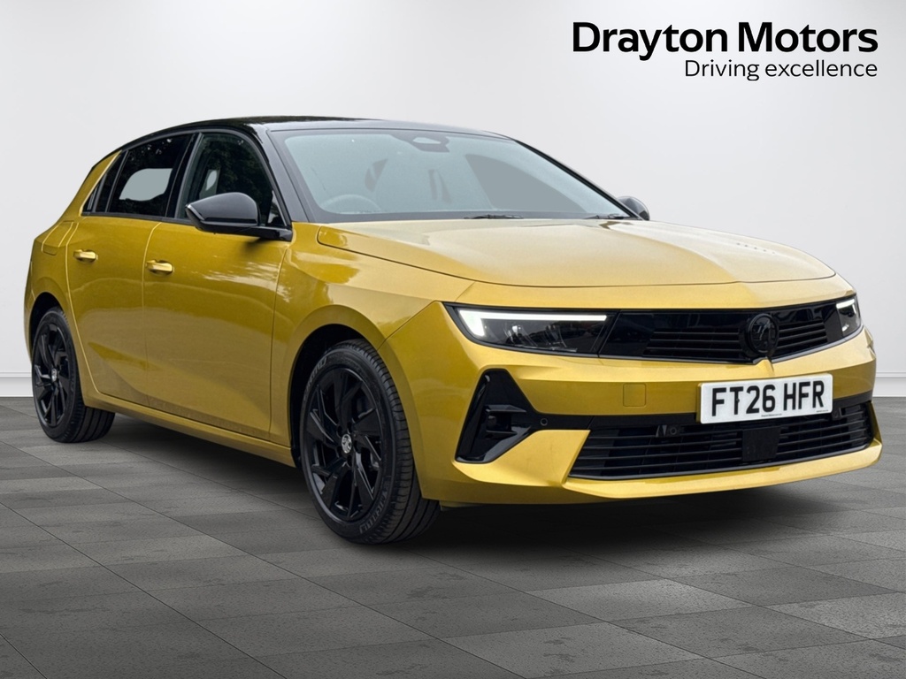Vauxhall Astra 1.2 Turbo Gs Hatchback Euro 6 S Yellow