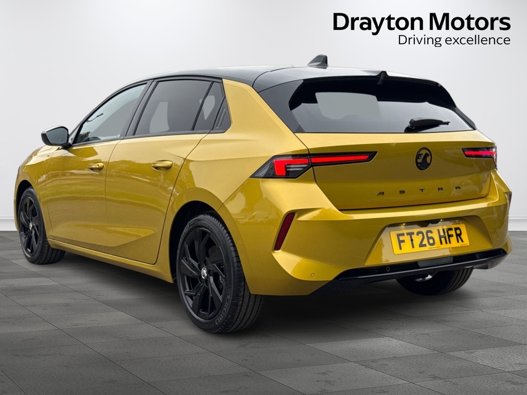 Vauxhall Astra 1.2 Turbo Gs Hatchback Euro 6 S FT26HFR Yellow #6
