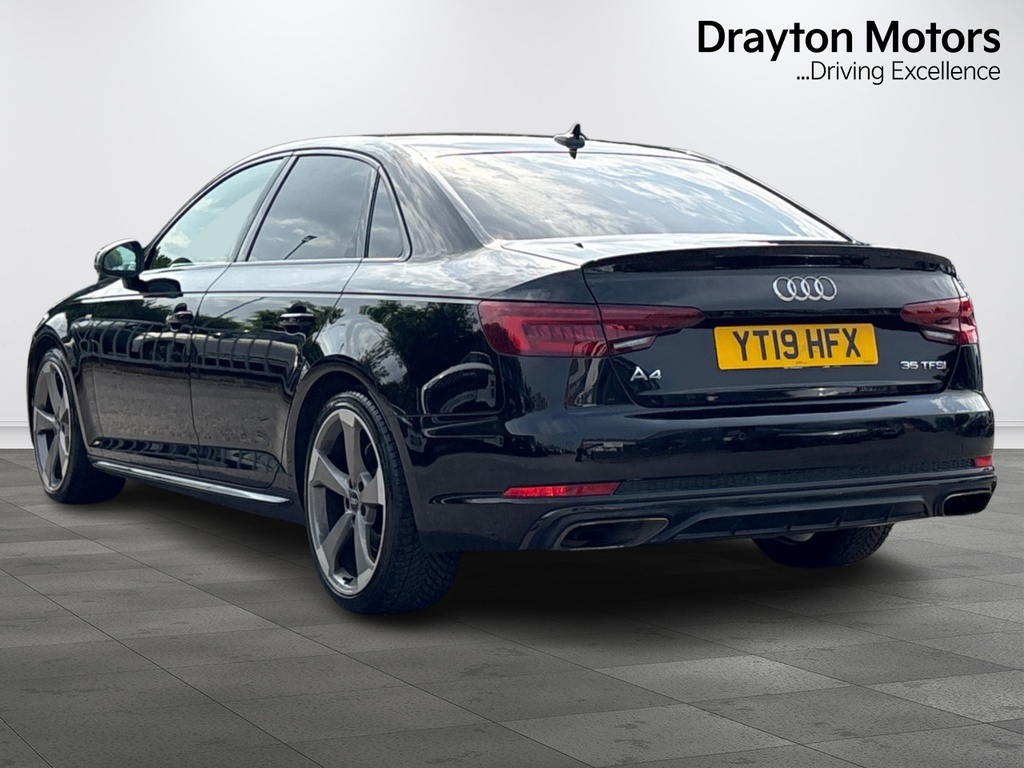 Audi A4 2.0 Tfsi 35 Black Edition Saloon YT19HFX Black #6