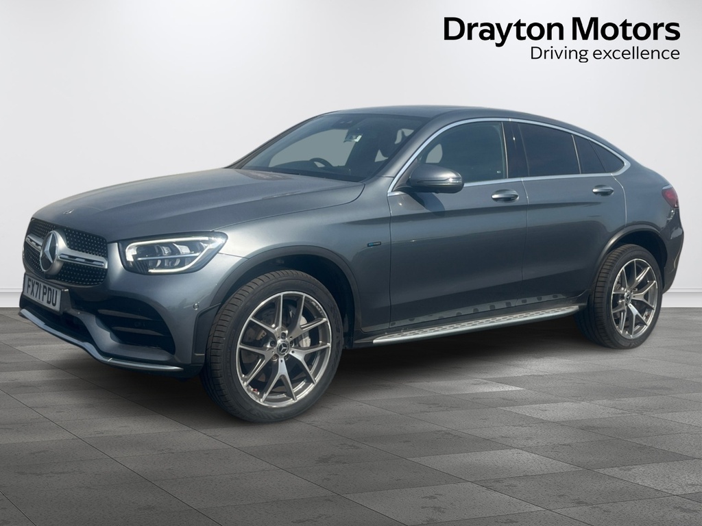 Mercedes-Benz GLC Class 2.0 Glc300de 13.5Kwh Amg Line Premium Plus Coupe Grey #4