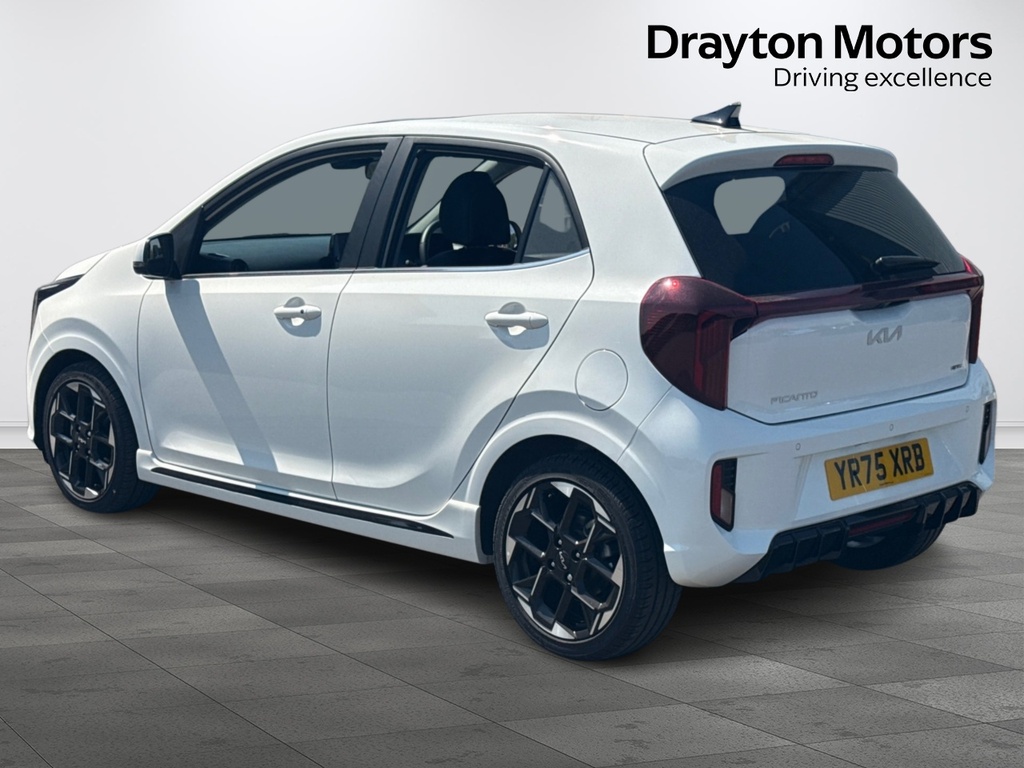 Kia Picanto 1.2 Gt-line S Hatchback Amt Euro 6 Ss White #6