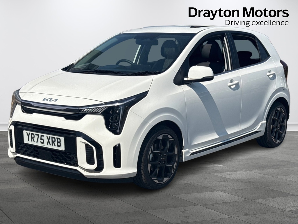 Kia Picanto 1.2 Gt-line S Hatchback Amt Euro 6 Ss White #4