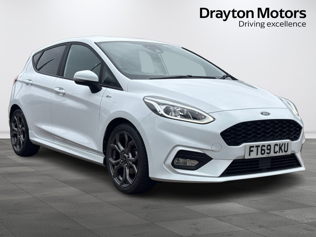 Ford Fiesta 1.0T Ecoboost Gpf St-line Hatchback Man White