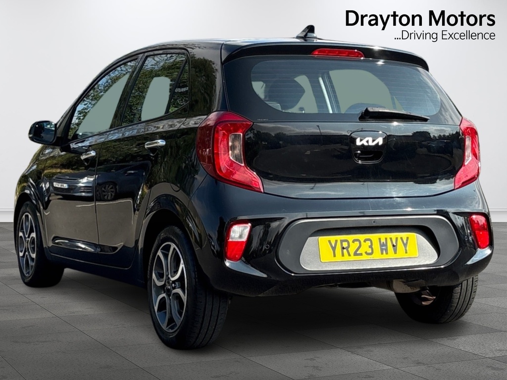 Kia Picanto 1.0 Dpi 3 Hatchback Amt Euro 6 Ss 6 YR23WVY Black #6