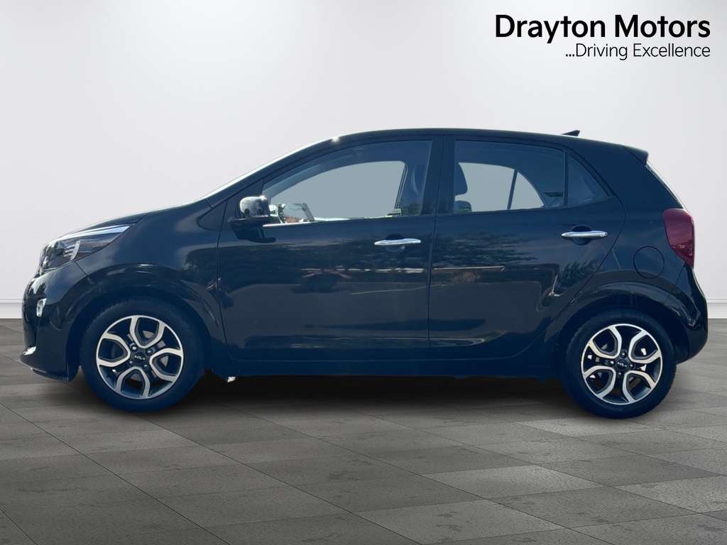 Kia Picanto 1.0 Dpi 3 Hatchback Amt Euro 6 Ss 6 YR23WVY Black #5