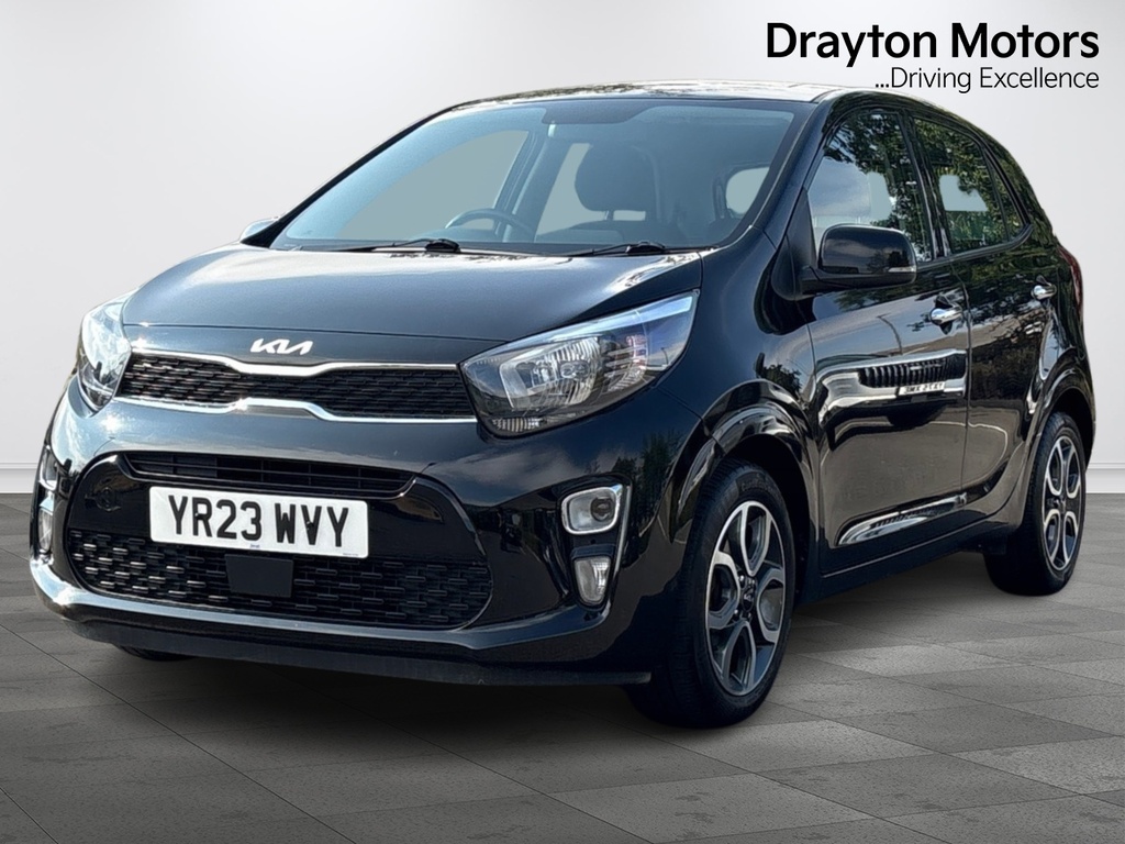 Kia Picanto 1.0 Dpi 3 Hatchback Amt Euro 6 Ss 6 YR23WVY Black #4